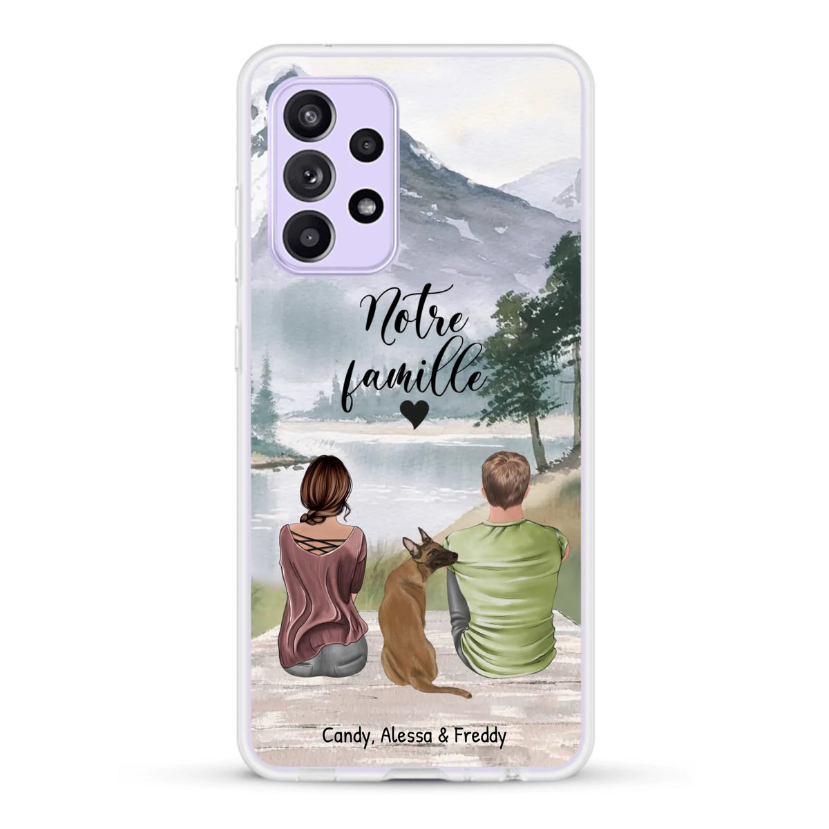 Coque de téléphone personnalisée - Meilleurs amis Couple