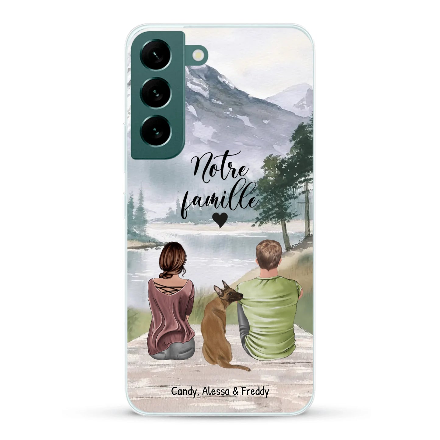 Meilleurs amis Couple - Coque de téléphone personnalisée
