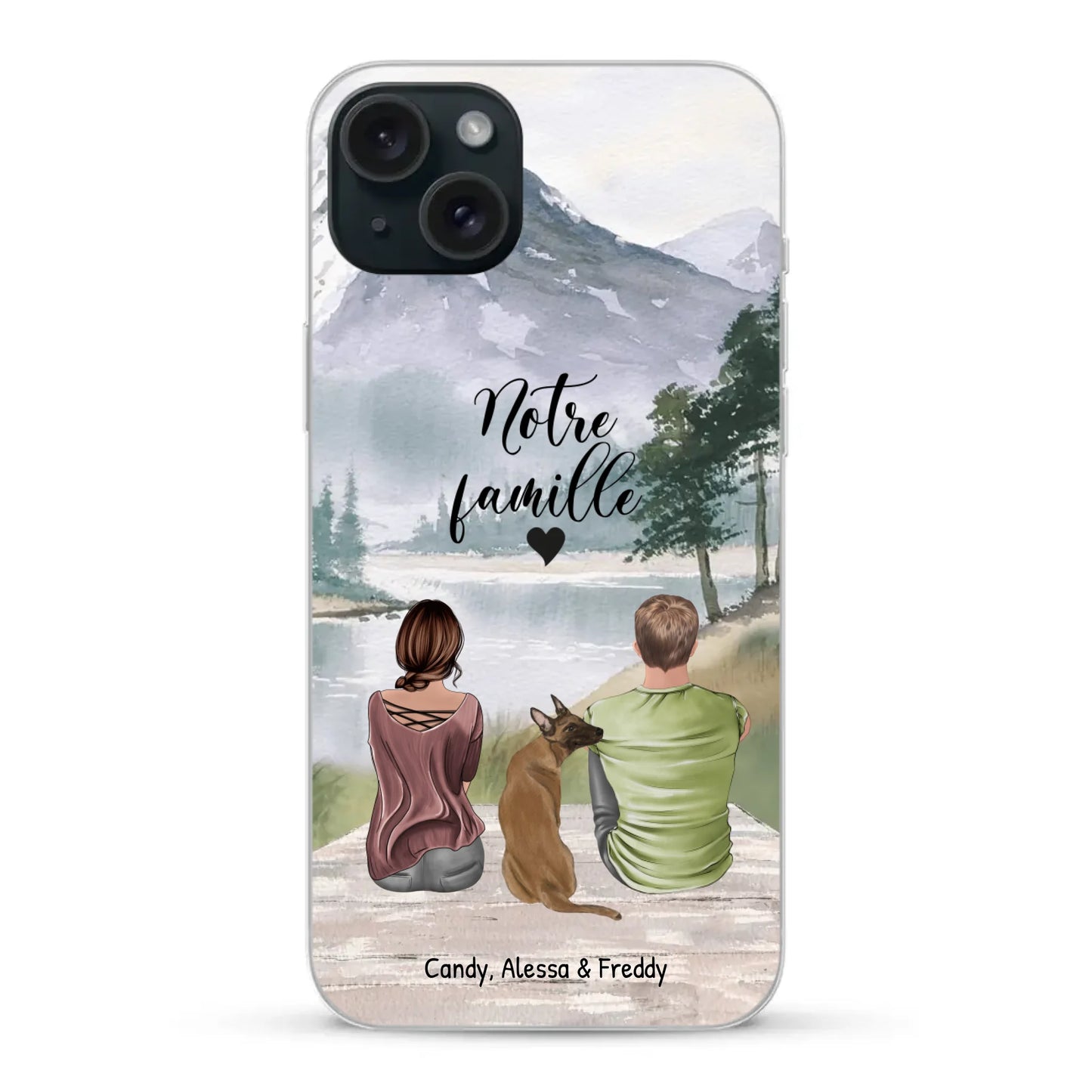 Meilleurs amis Couple - Coque de téléphone personnalisée