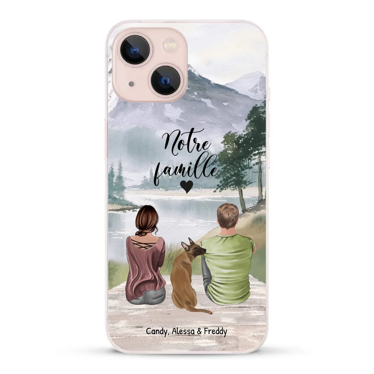 Meilleurs amis Couple - Coque de téléphone personnalisée