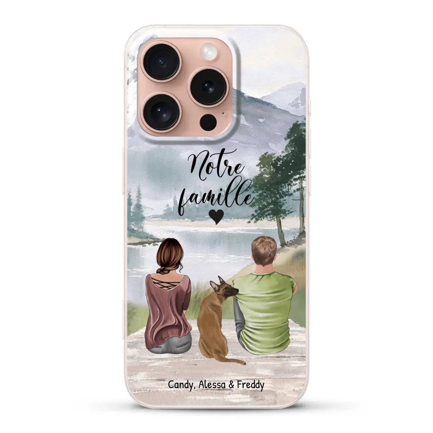 Meilleurs amis Couple - Coque de téléphone personnalisée