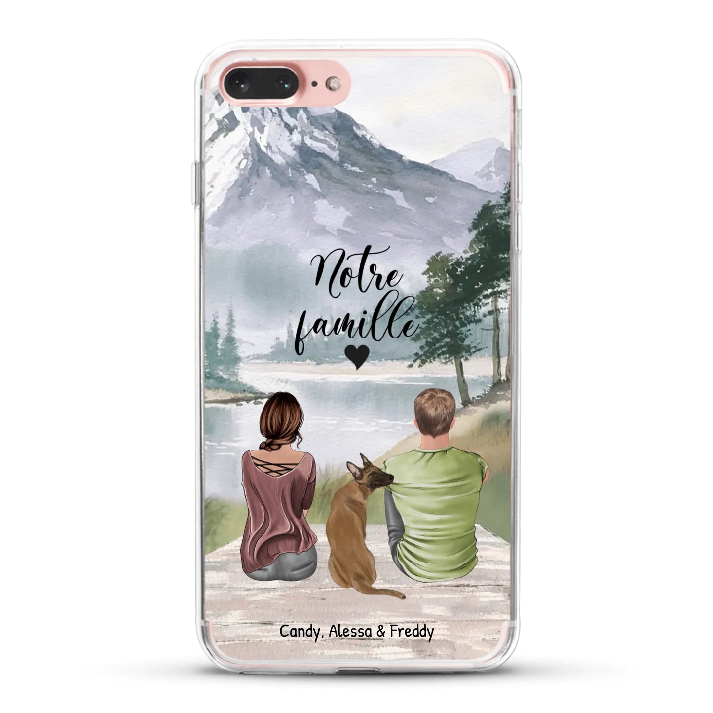 Meilleurs amis Couple - Coque de téléphone personnalisée