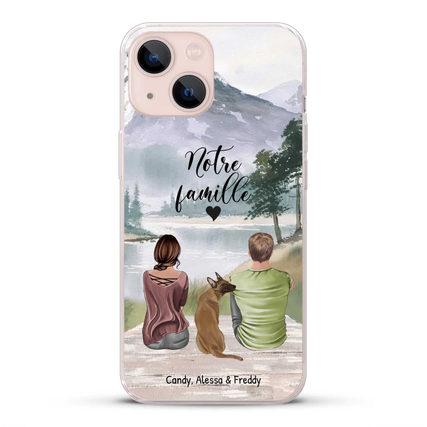 Meilleurs amis Couple - Coque de téléphone personnalisée