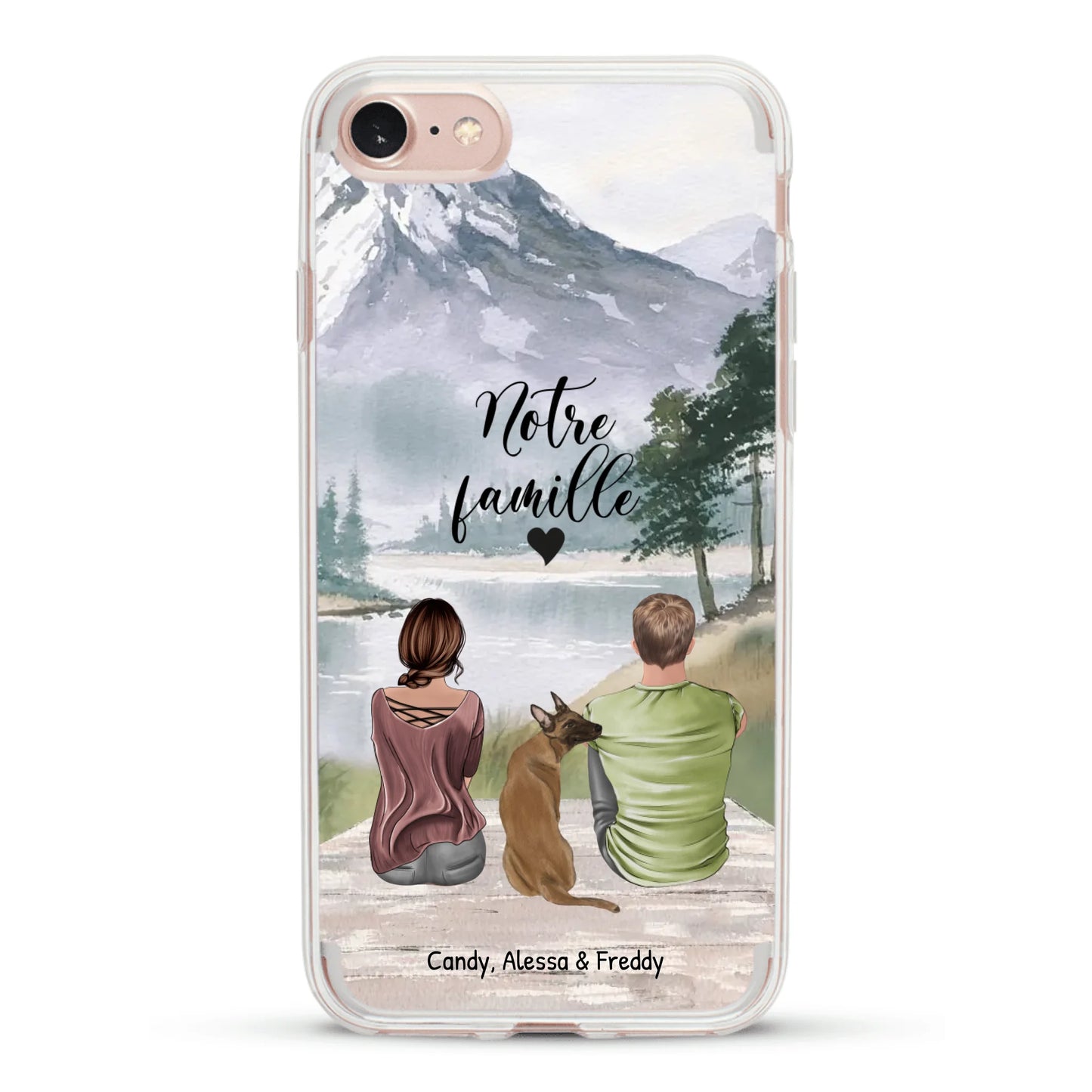 Meilleurs amis Couple - Coque de téléphone personnalisée