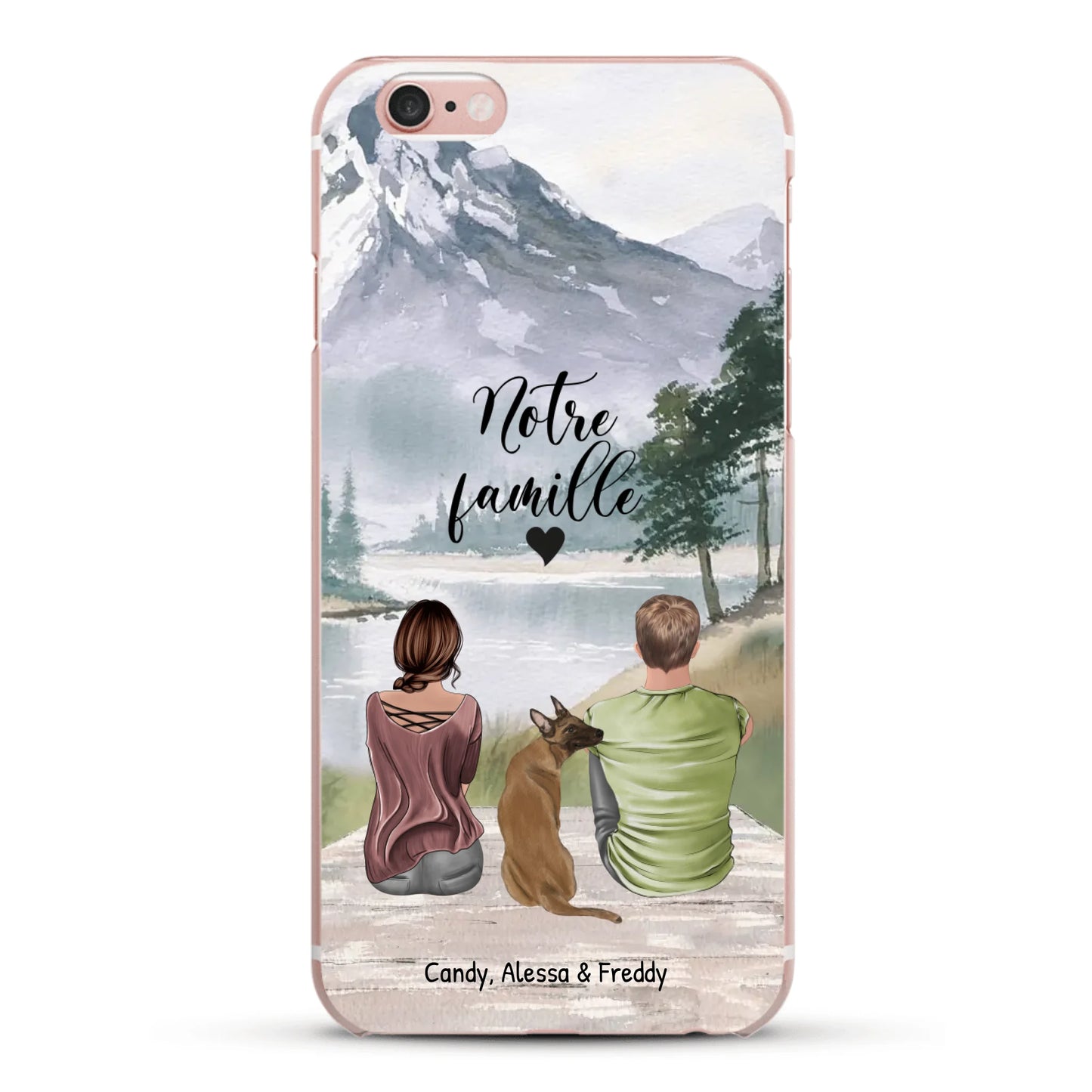 Meilleurs amis Couple - Coque de téléphone personnalisée