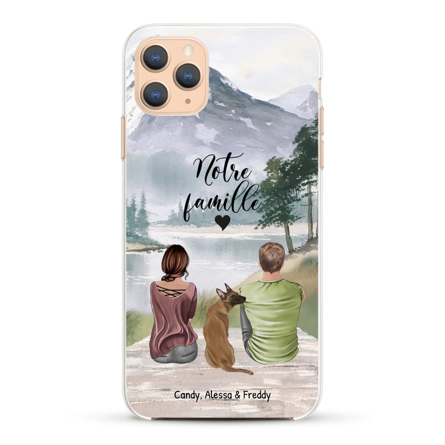 Meilleurs amis Couple - Coque de téléphone personnalisée