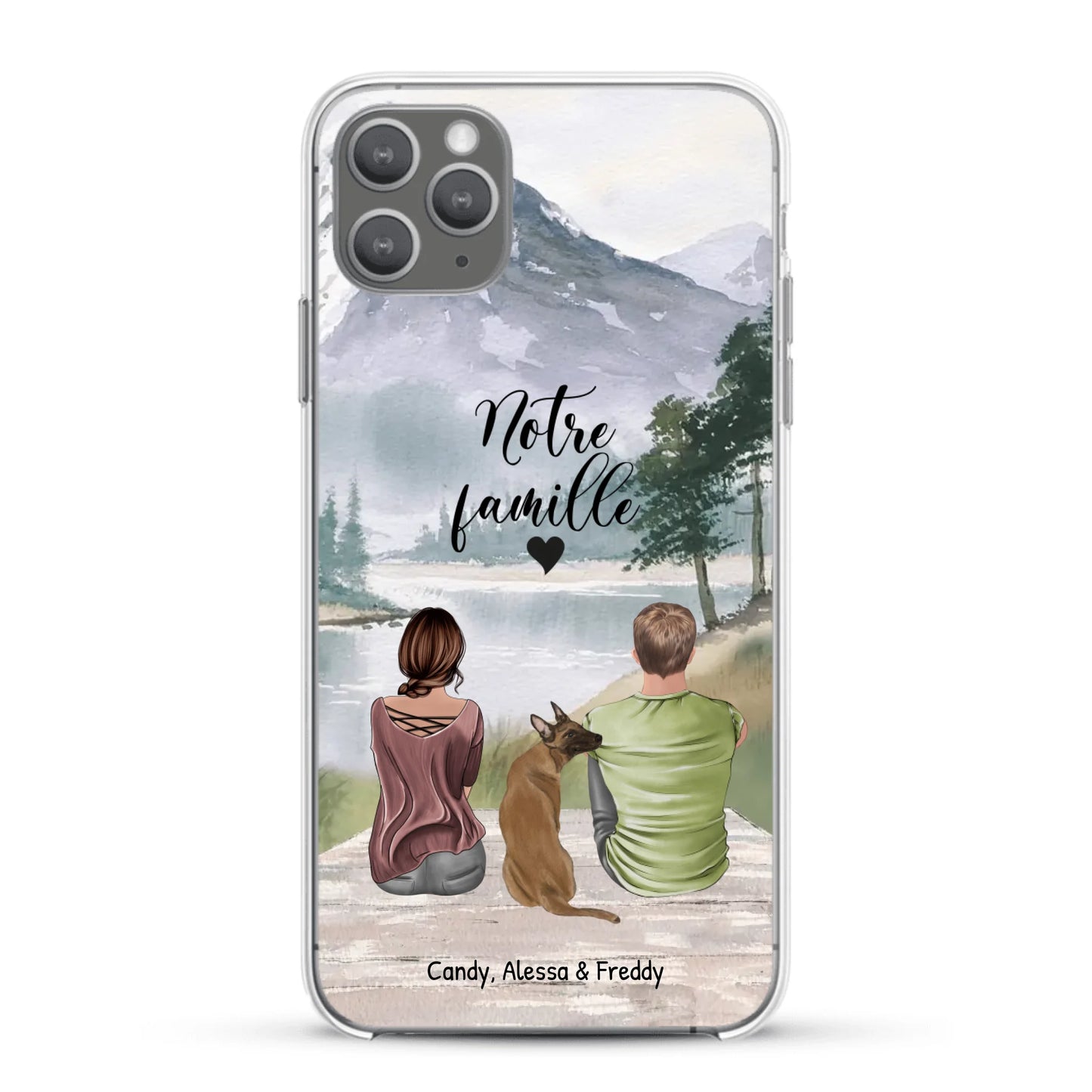 Meilleurs amis Couple - Coque de téléphone personnalisée