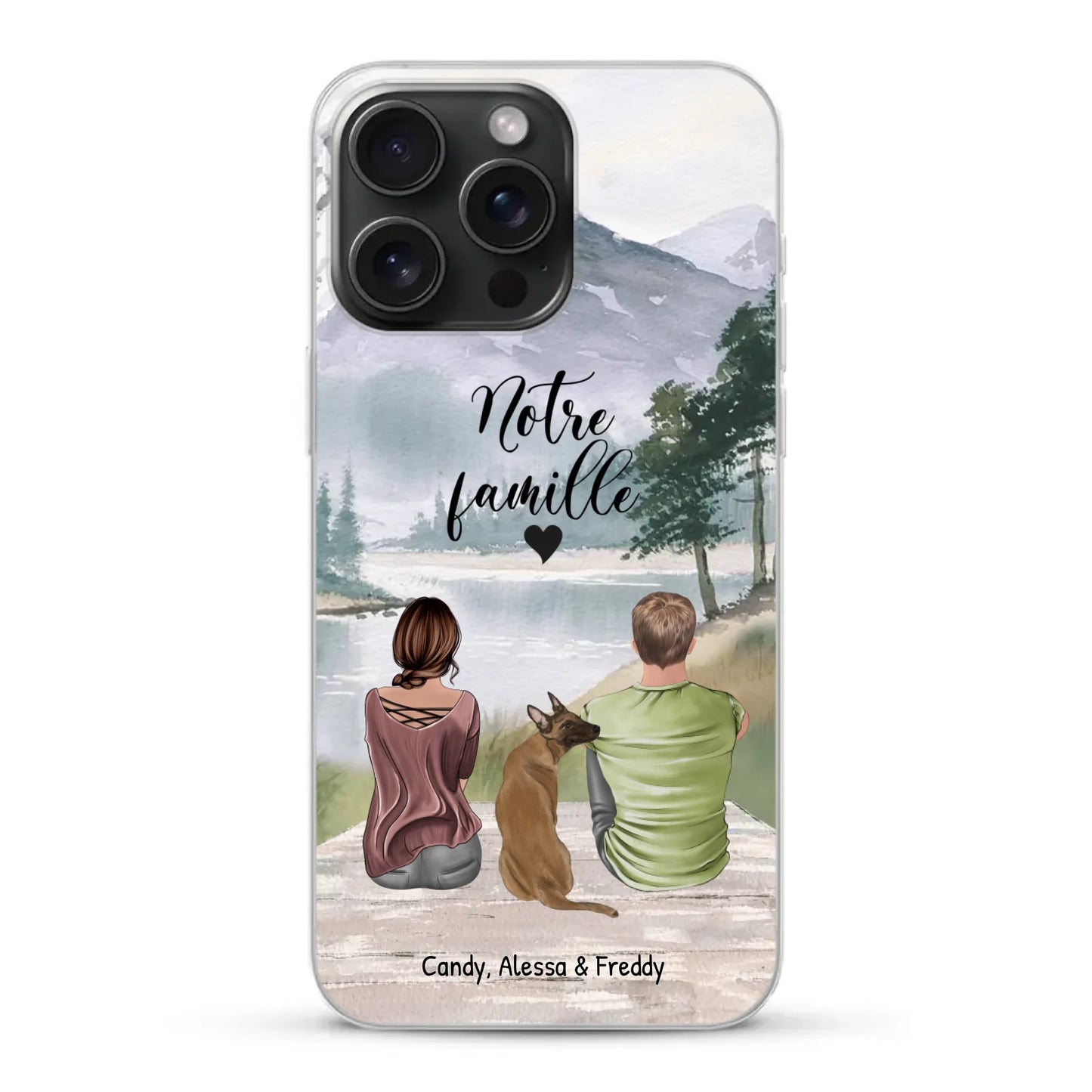 Meilleurs amis Couple - Coque de téléphone personnalisée