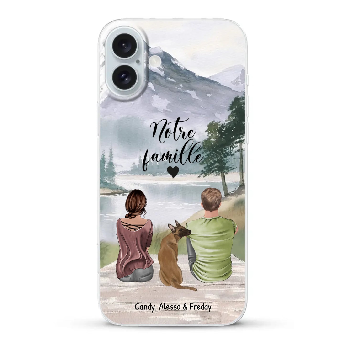 Meilleurs amis Couple - Coque de téléphone personnalisée