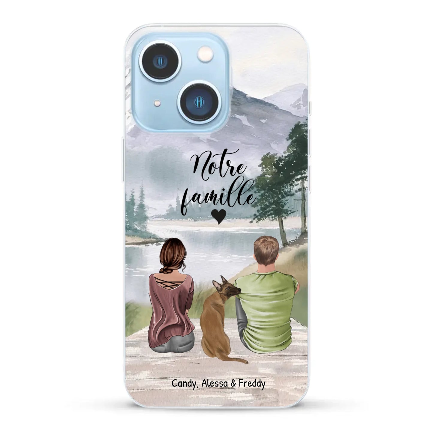 Meilleurs amis Couple - Coque de téléphone personnalisée