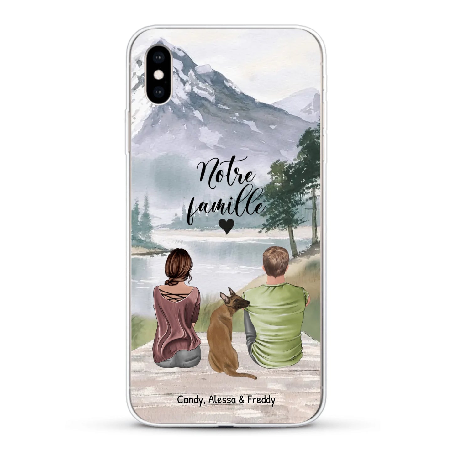 Meilleurs amis Couple - Coque de téléphone personnalisée