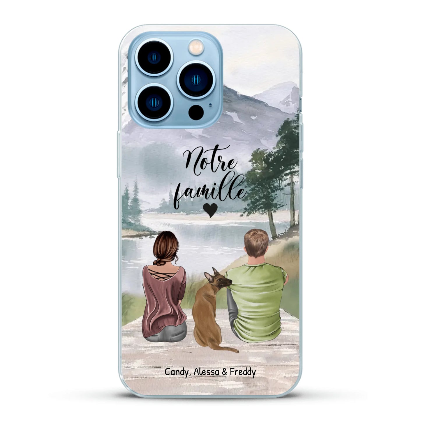 Meilleurs amis Couple - Coque de téléphone personnalisée