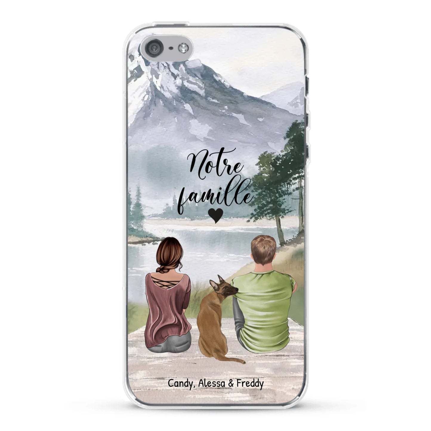 Meilleurs amis Couple - Coque de téléphone personnalisée