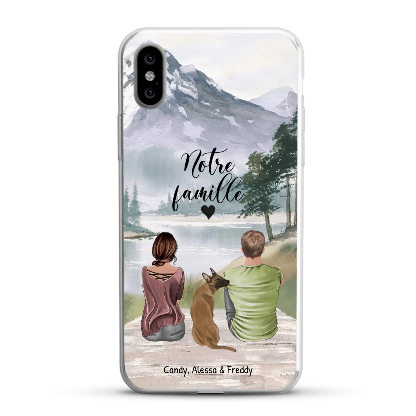 Meilleurs amis Couple - Coque de téléphone personnalisée