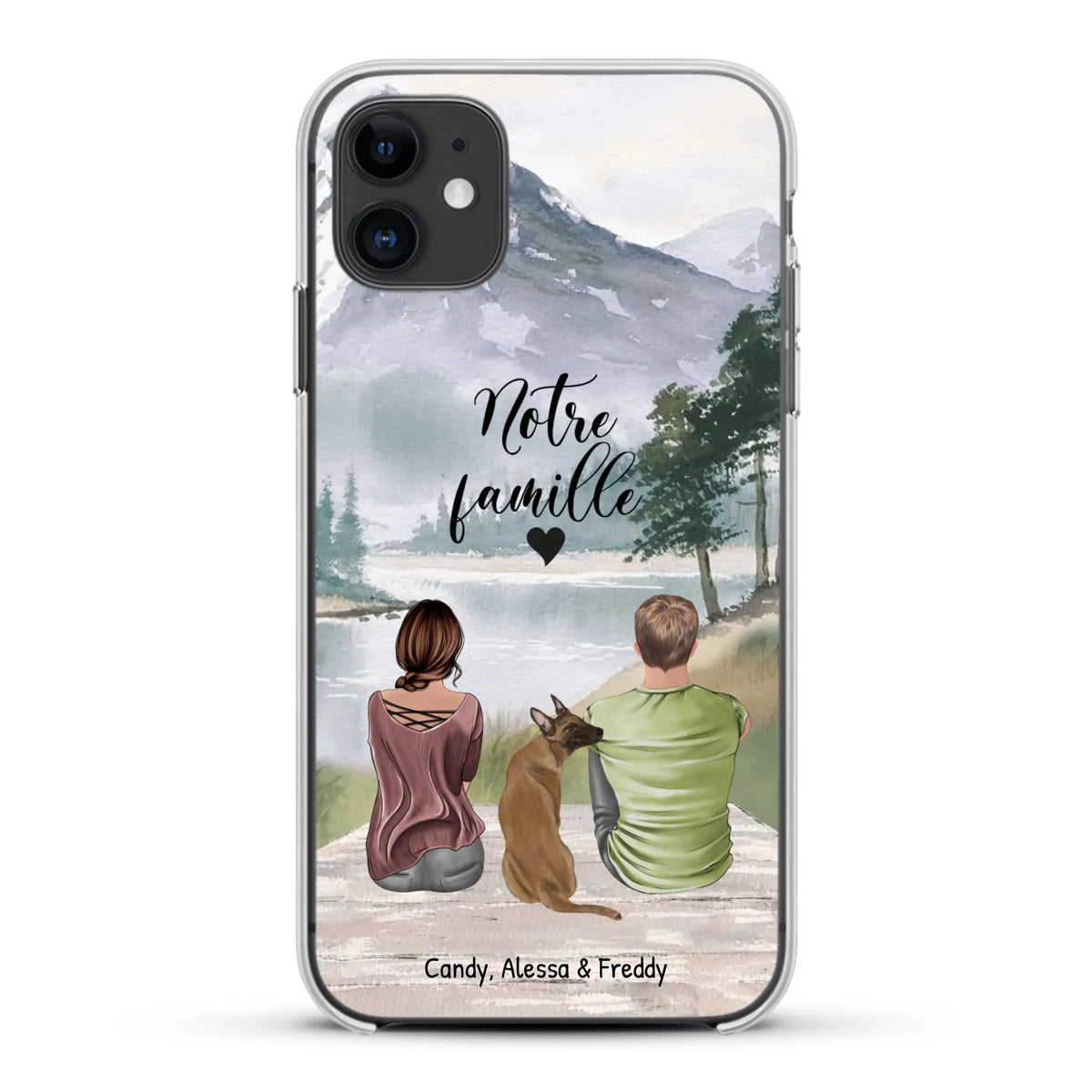 Coque de téléphone personnalisée - Meilleurs amis Couple