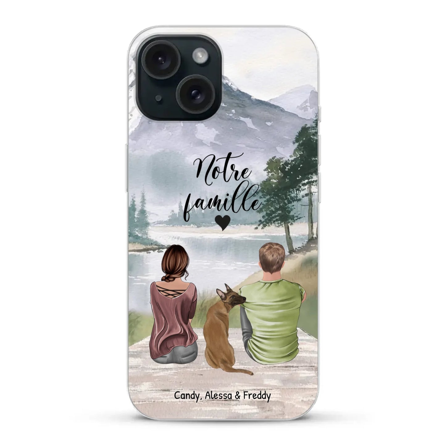 Meilleurs amis Couple - Coque de téléphone personnalisée