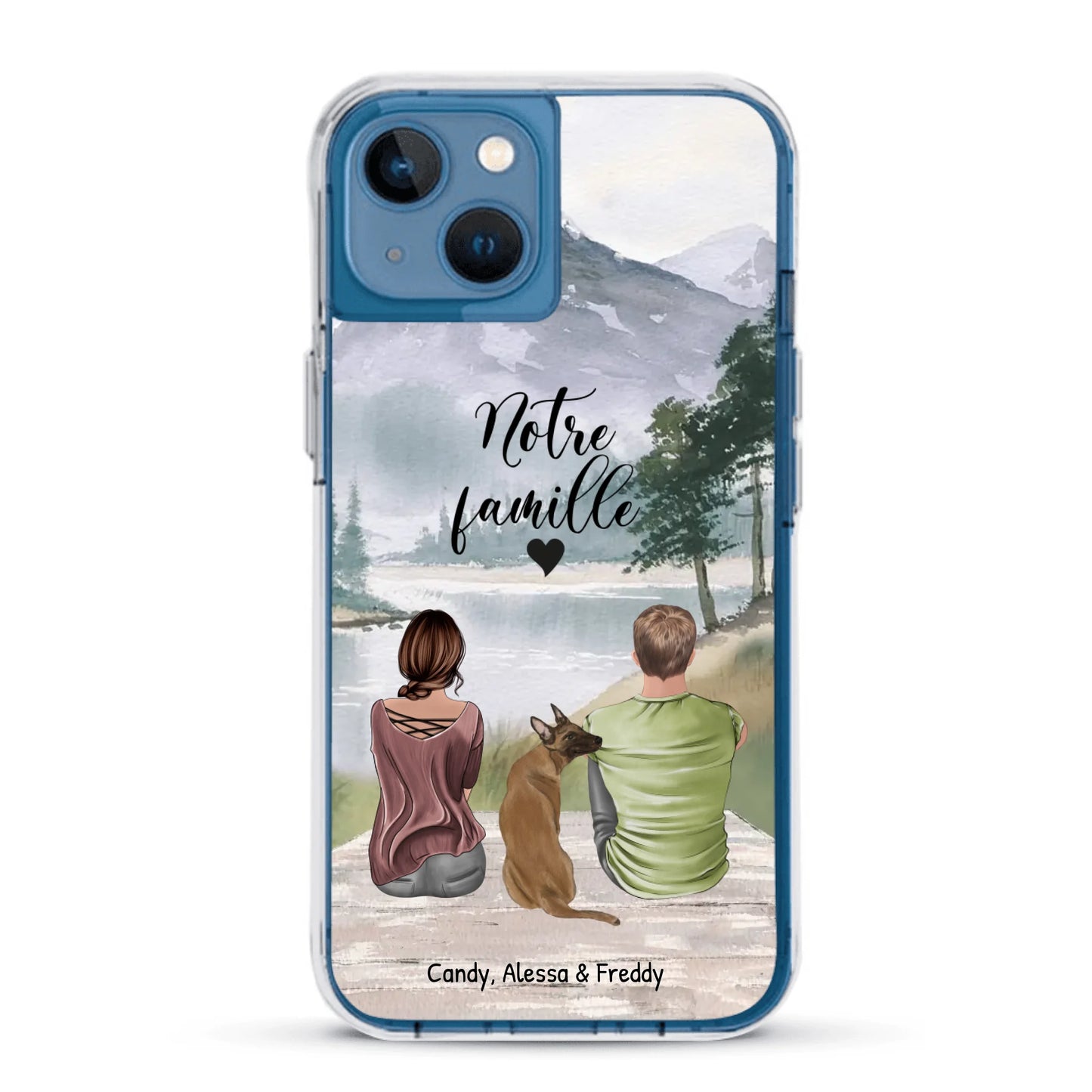 Meilleurs amis Couple - Coque de téléphone personnalisée