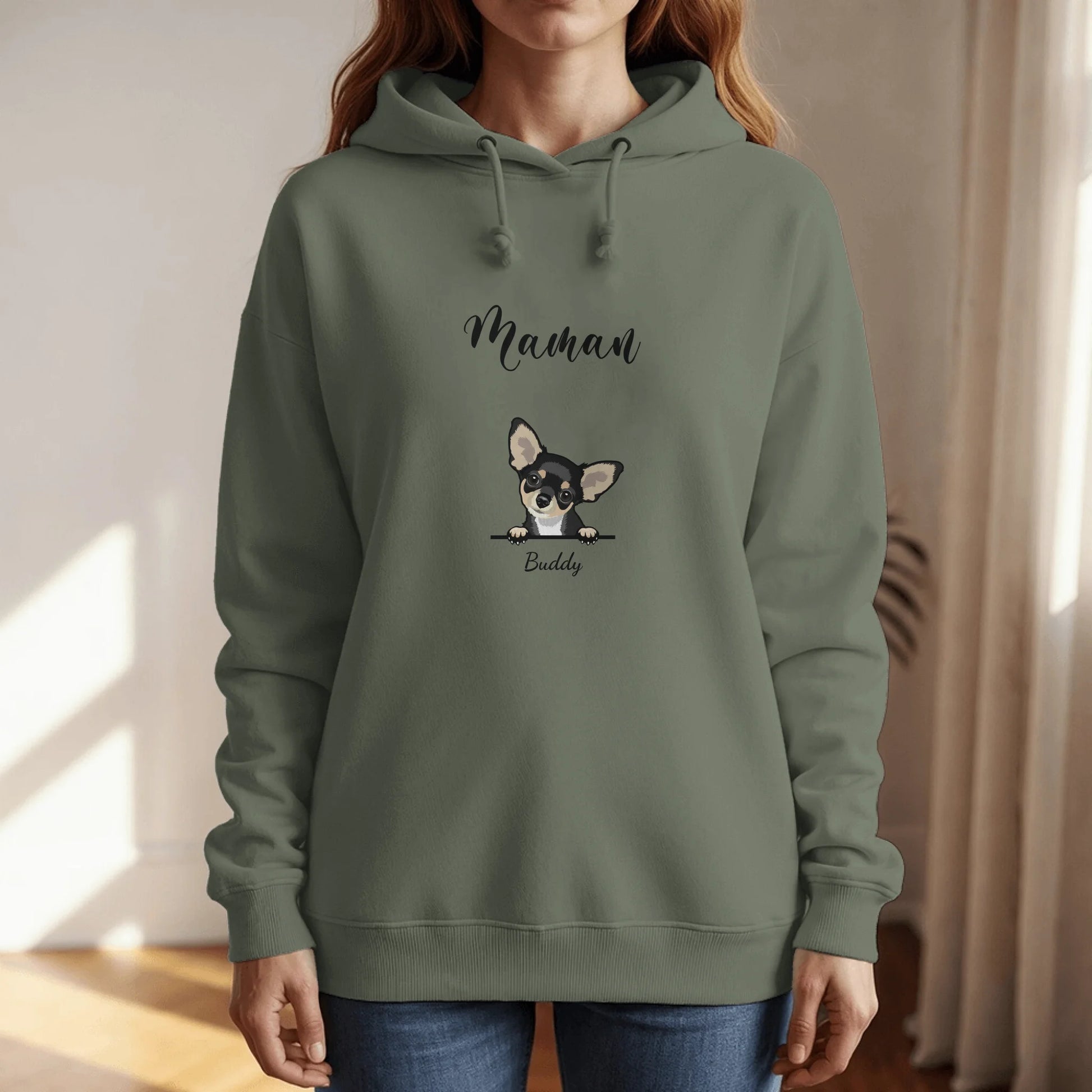 HOODIE Front Print