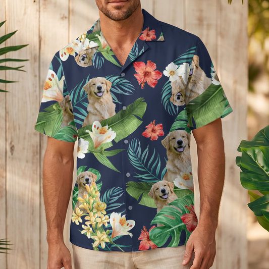 Votre photo - Chemise hawaïenne personnalisée