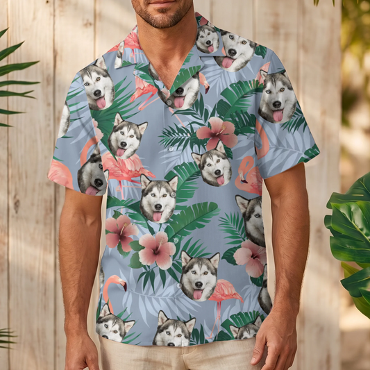 Oiseau de paradis - Chemise hawaïenne personnalisée