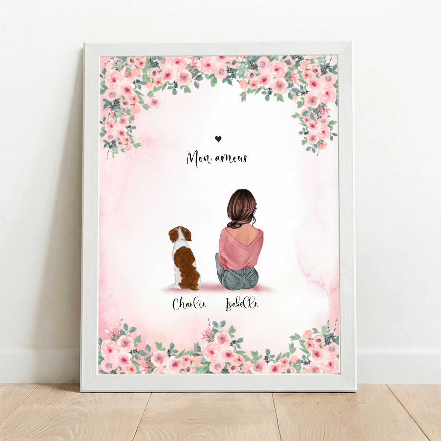 Framed Poster white