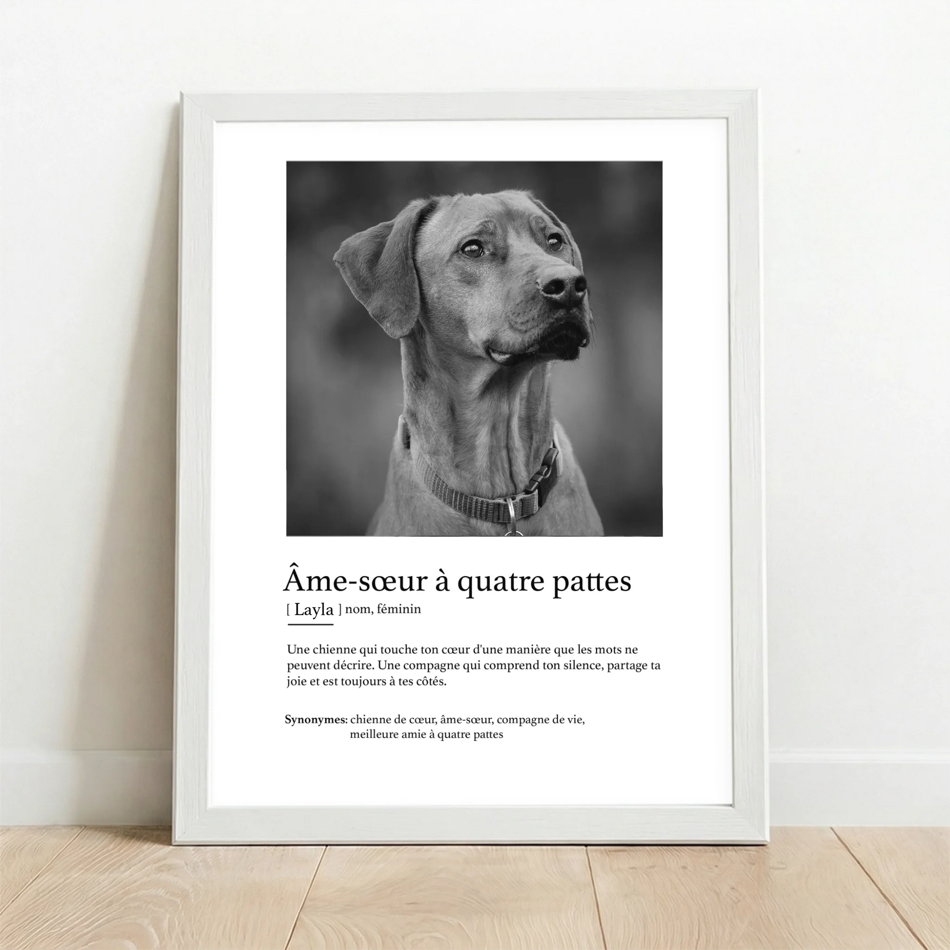 Framed Poster white