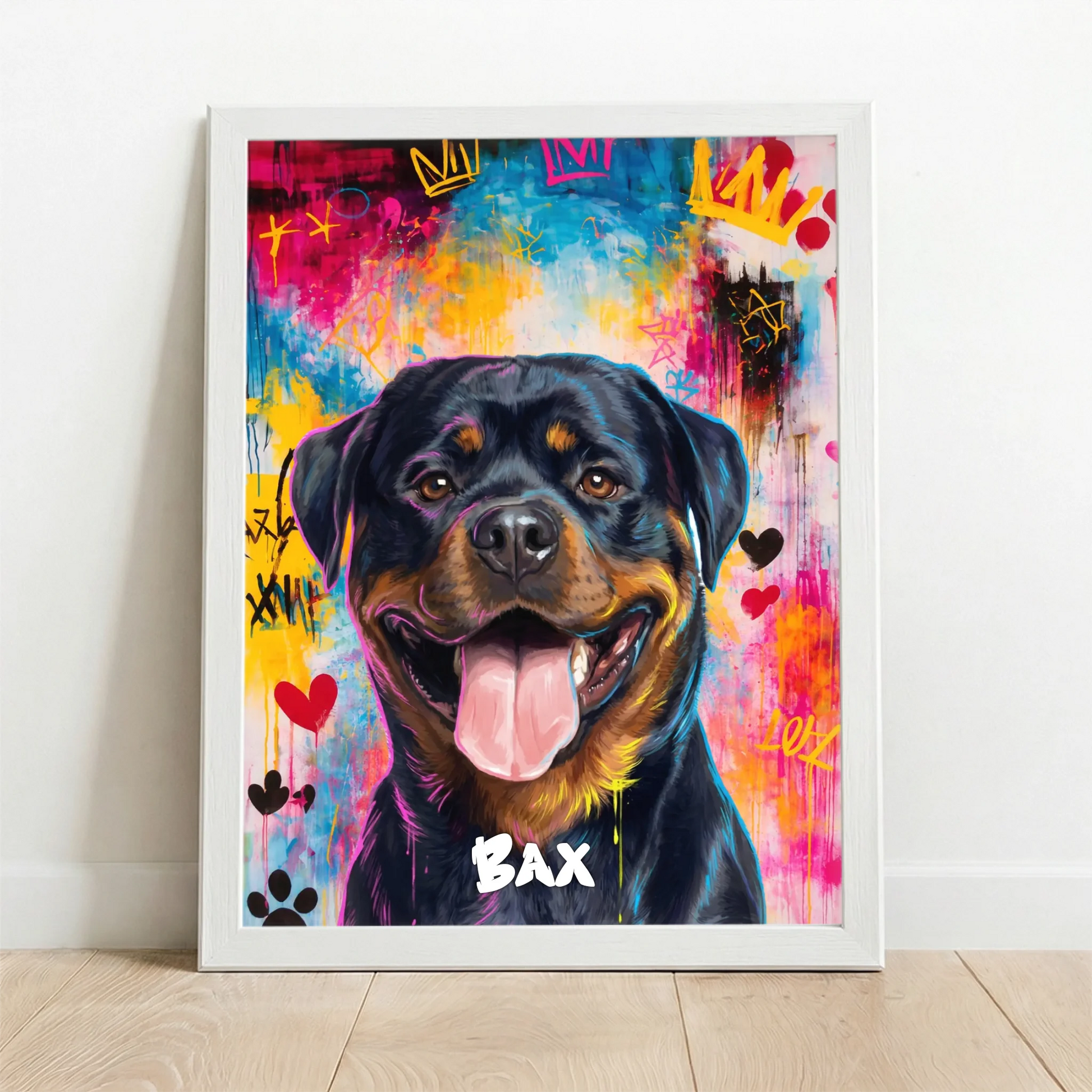 Framed Poster white