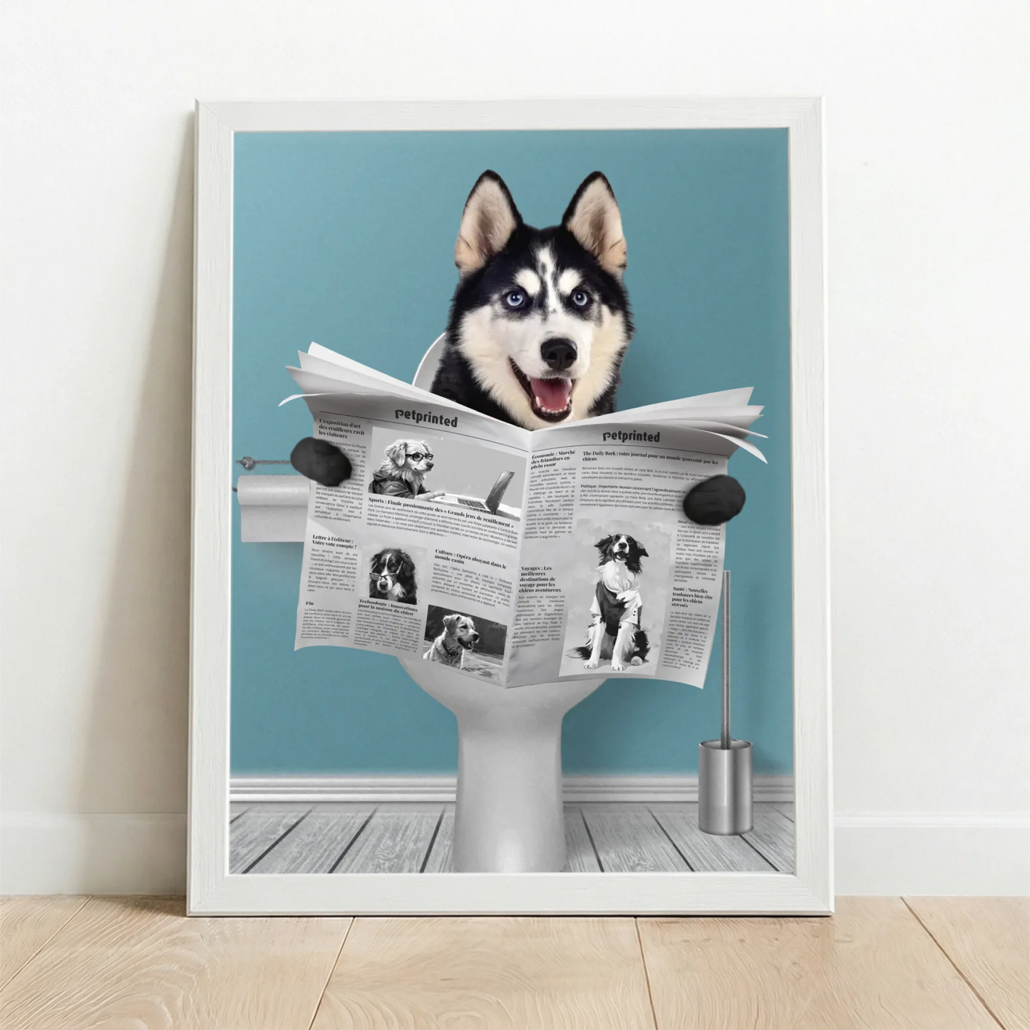 Framed Poster white