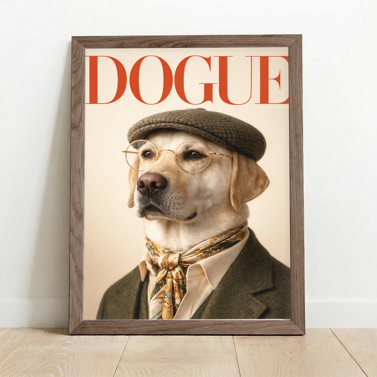 Framed Poster UK oak