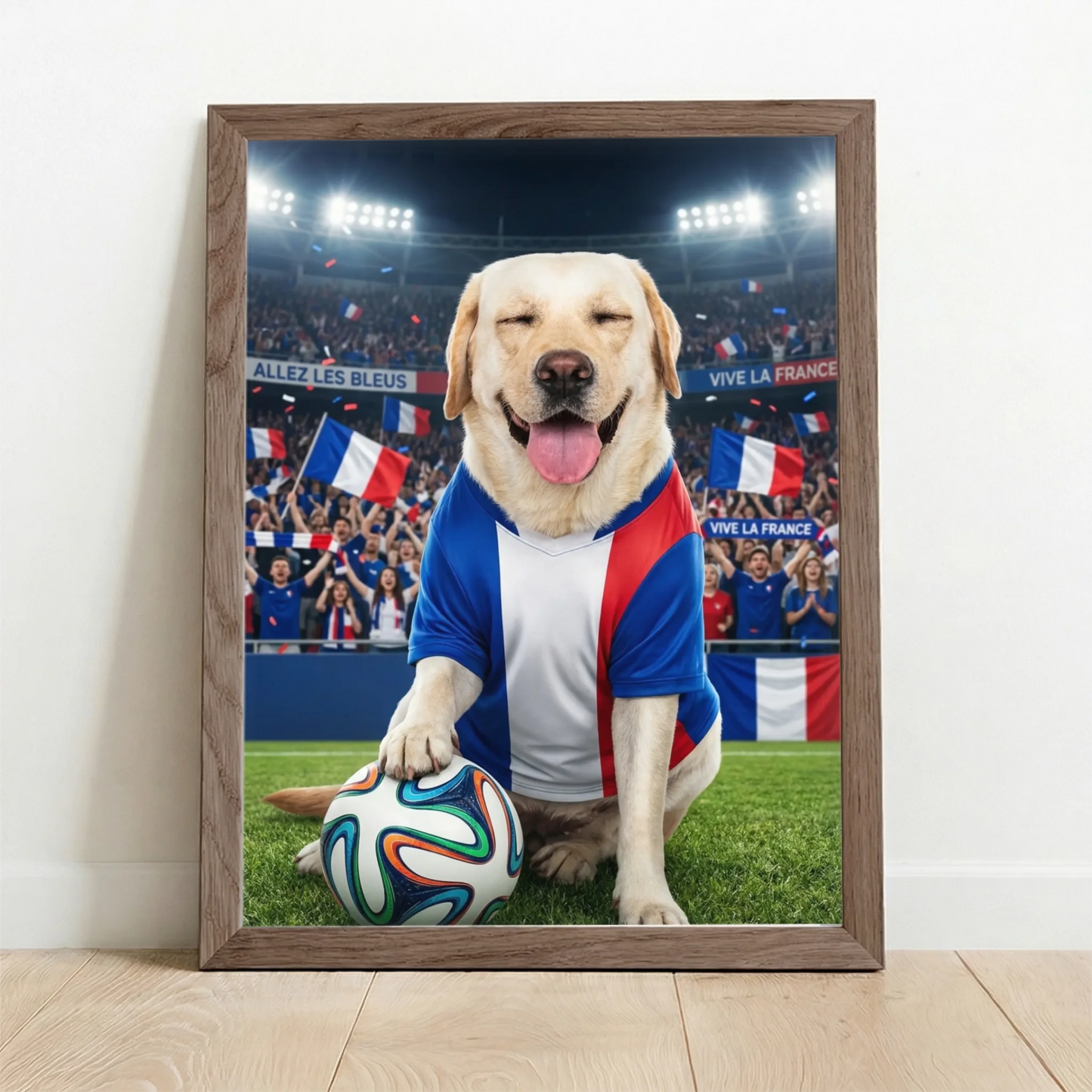 Framed Poster UK oak