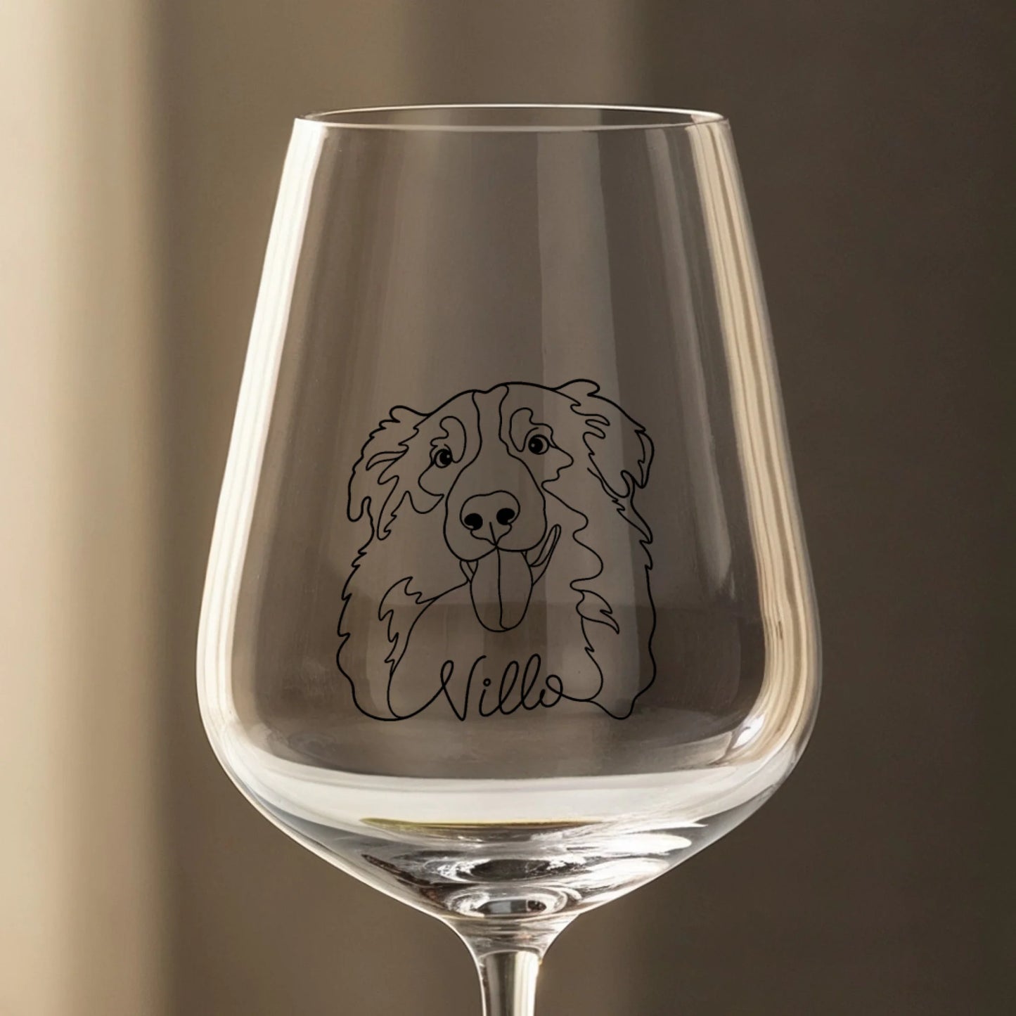Lineart - Verre à vin personnalisé
