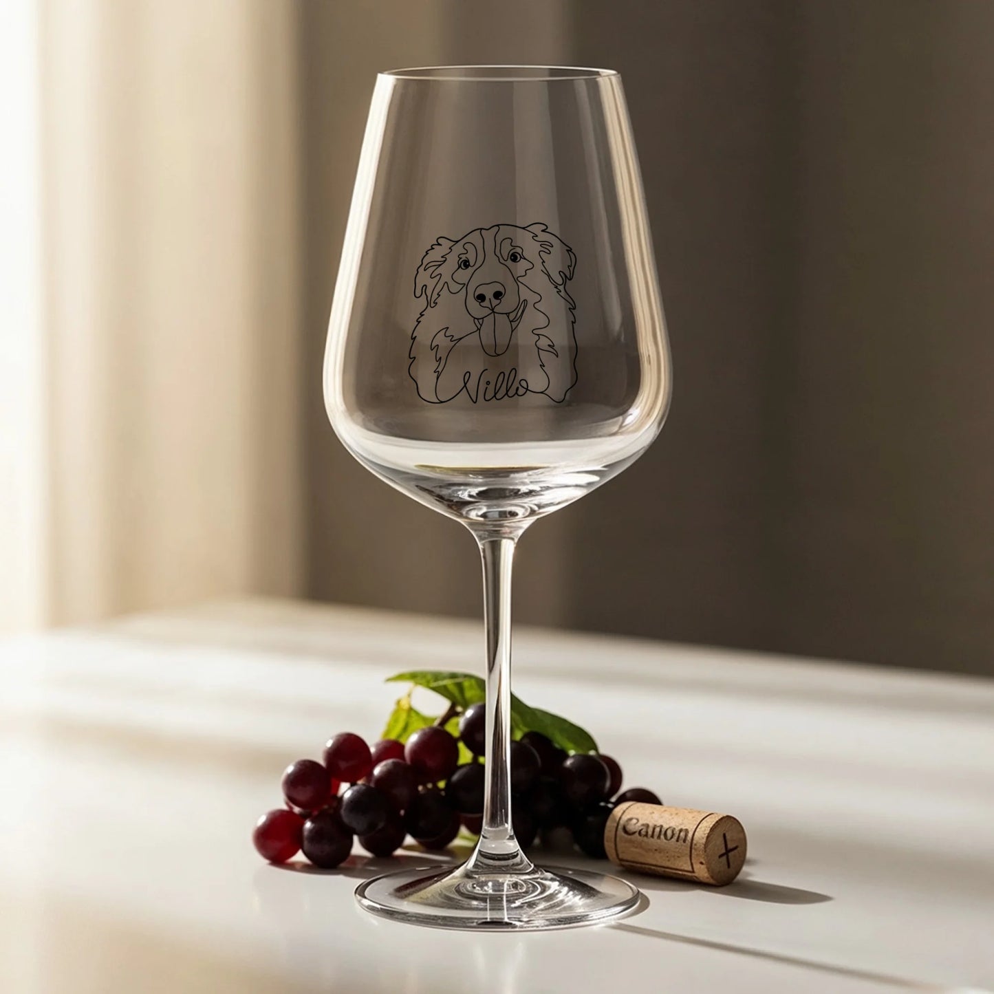 Lineart - Verre à vin personnalisé
