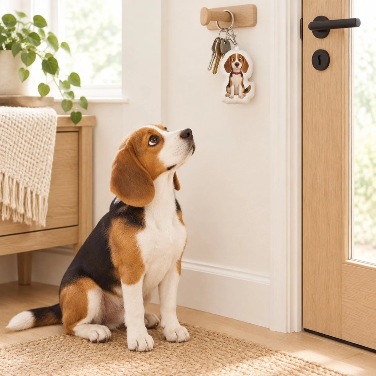 Porte-clés fantaisie personnalisé - Cartoon - au porte-clés mural - Pet Printed