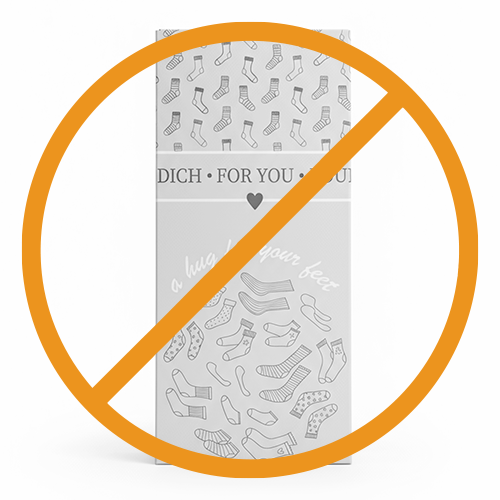 Boîte cadeau chaussettes